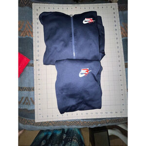 Boys Nike Tracksuit Set Size M Blue Jacket & Pants